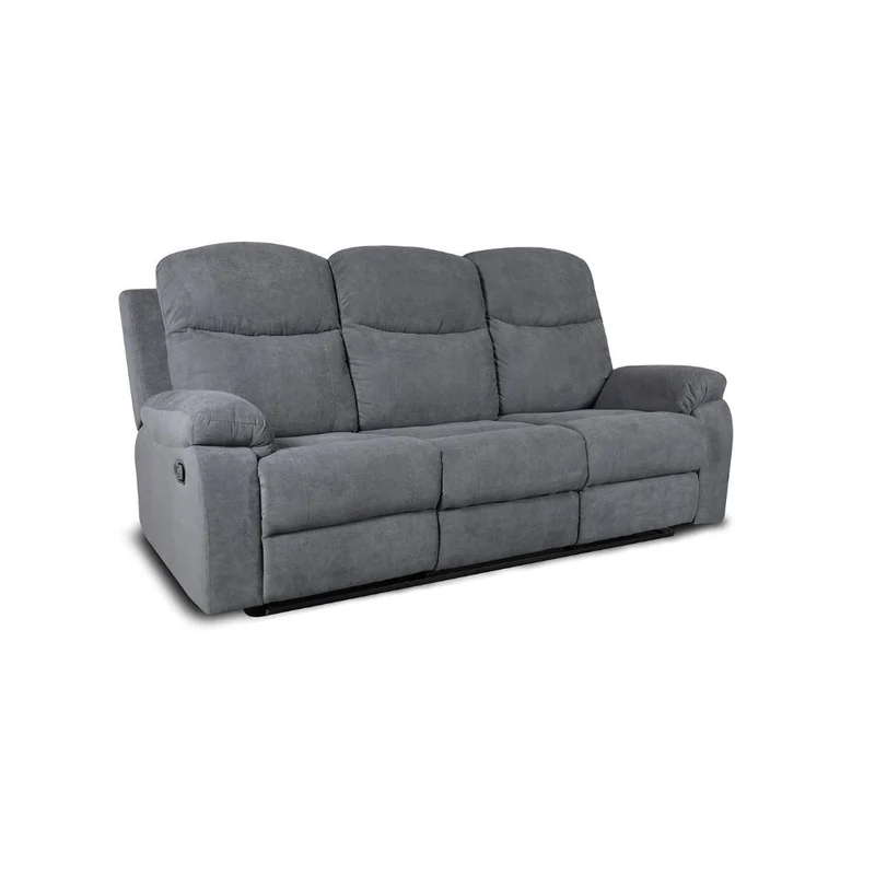 Divano 3 posti reclinabile colore grigio Twist 20 - Chicago
