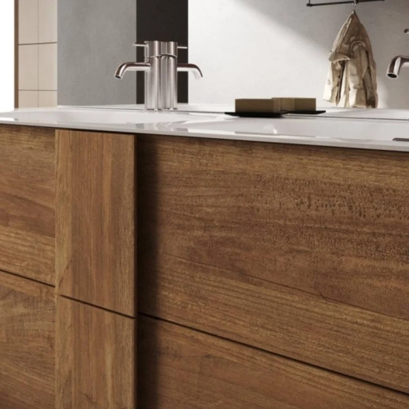 Mobile bagno doppia vasca colore rovere mercure Salemi120