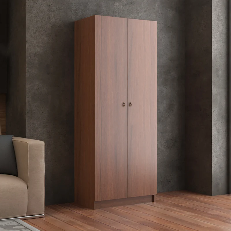 Scarpiera armadio 71x182H cm colore noce antico - Gabriella