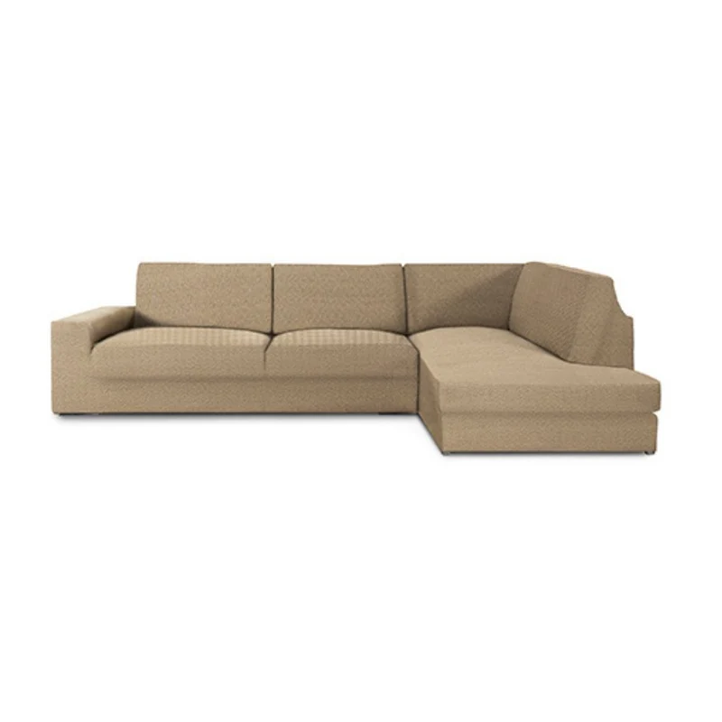 Copridivano angolare 350-500 cm destro colore beige - Jaz