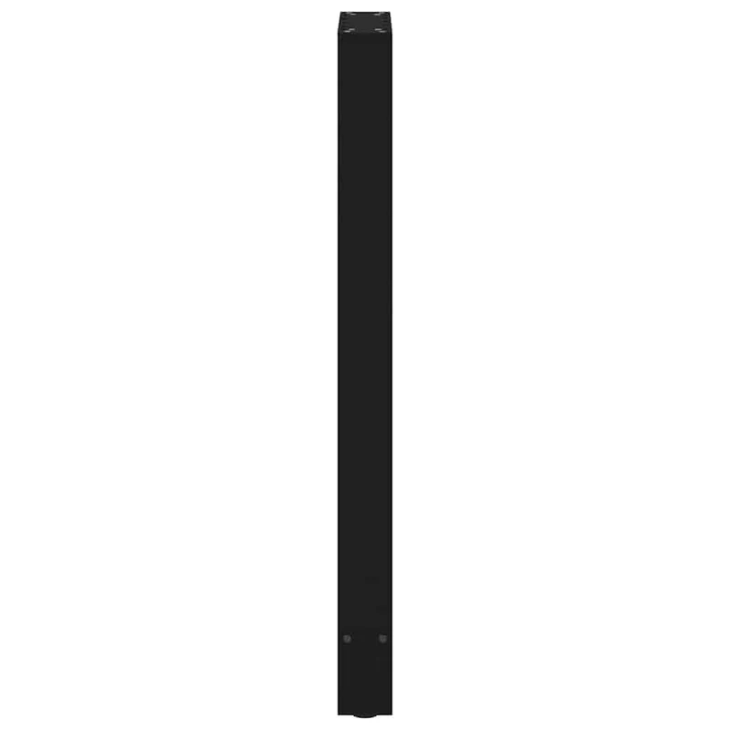 Lot de 2 pieds de table de bar modernes 40 x 100 cm avec niveleurs ajustables en acier noir 02_0057576