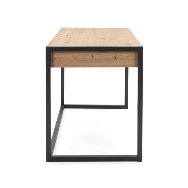 Scrivania 120x75H cm colore quercia e antracite - Denver 30