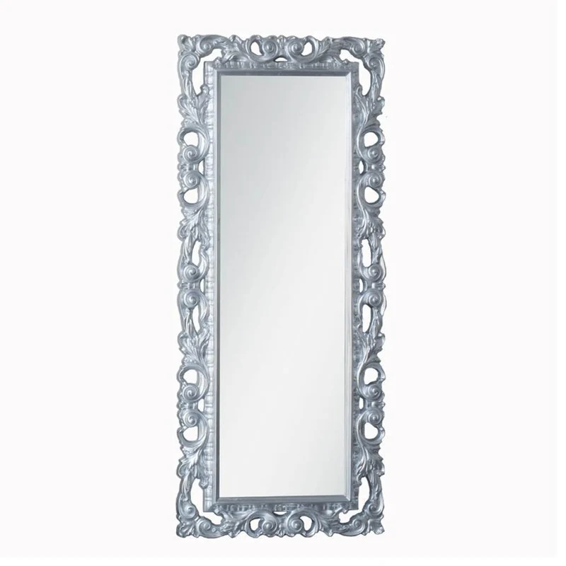 Specchiera colore argento verniciato 76x180 cm - Anna