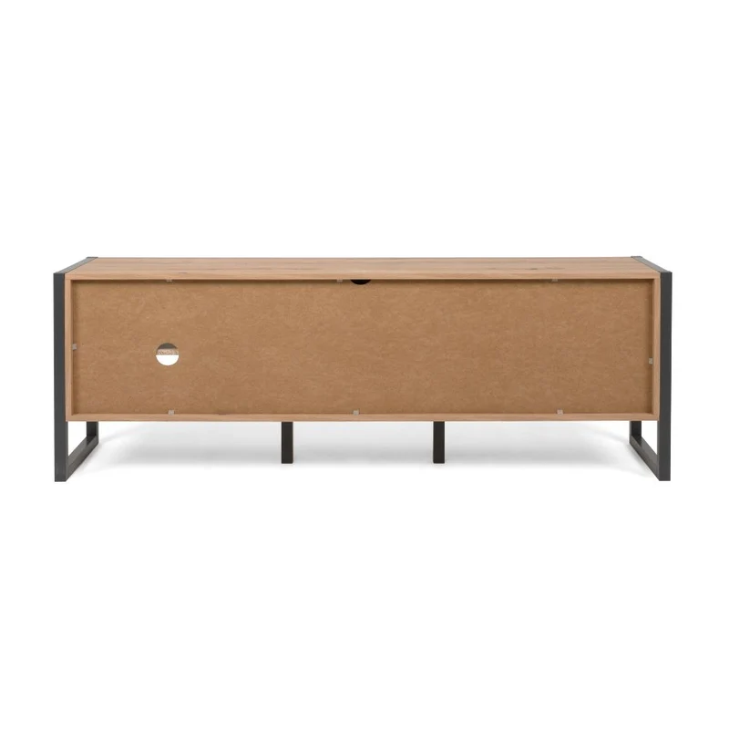 Mobile porta TV 160x55h cm colore quercia e antracite - Denver 54
