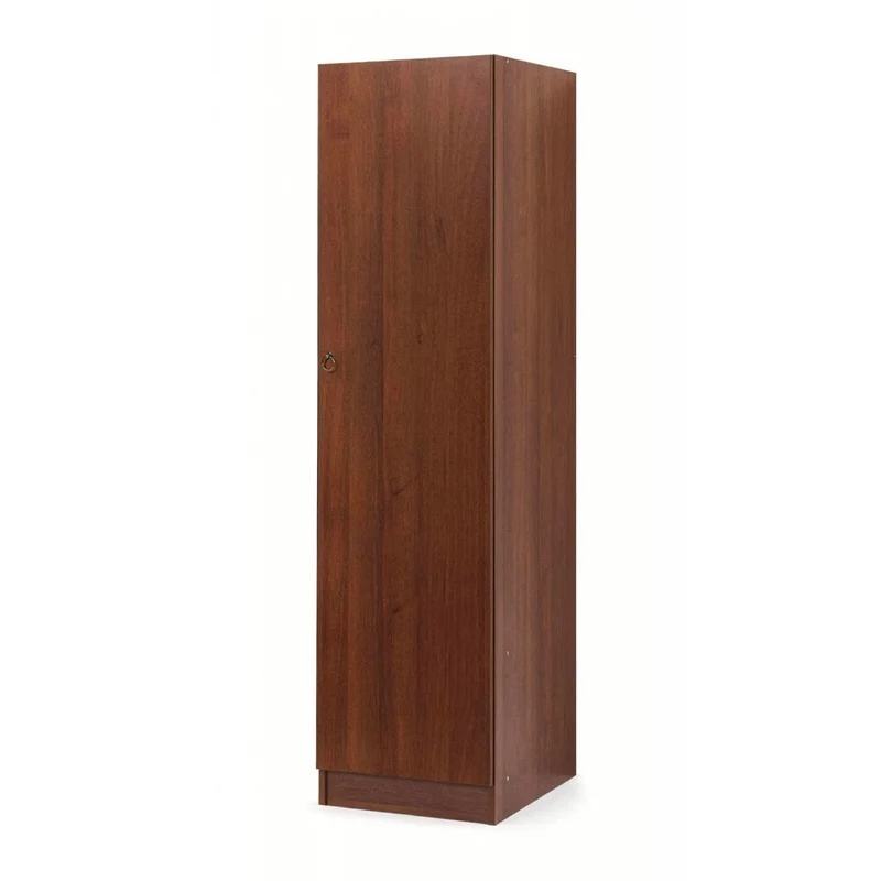Armadio con 1 anta e ripiano colore noce antico 45x60x180H cm