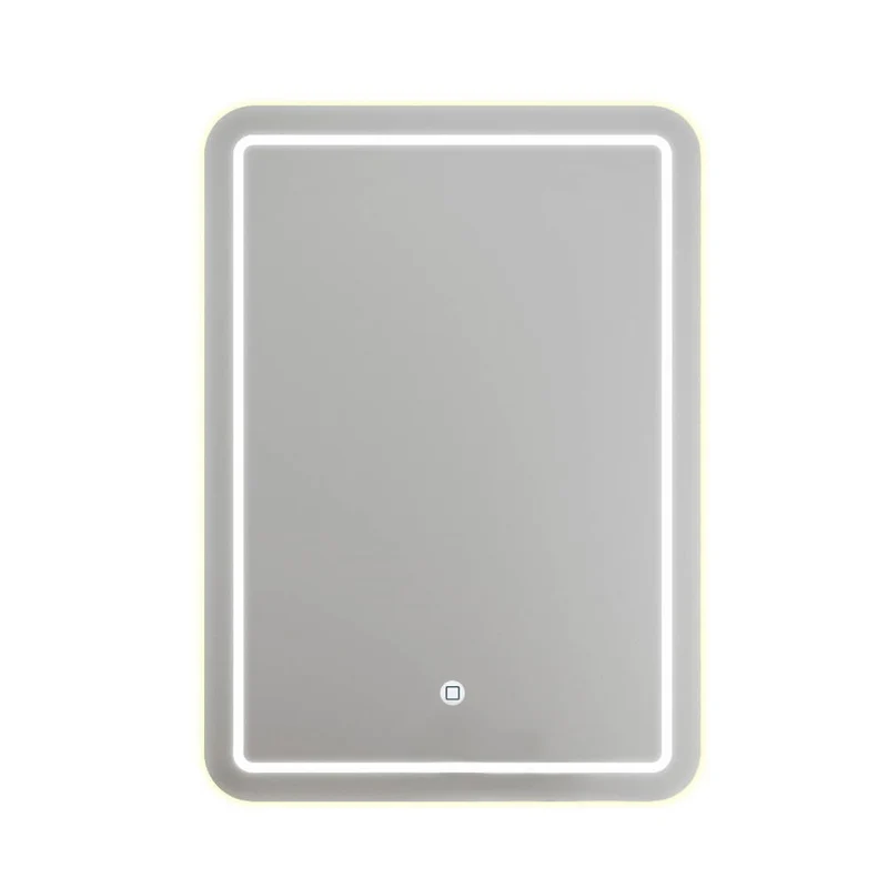 Specchio Led 50x70 cm con cornice in alluminio - Cicladi