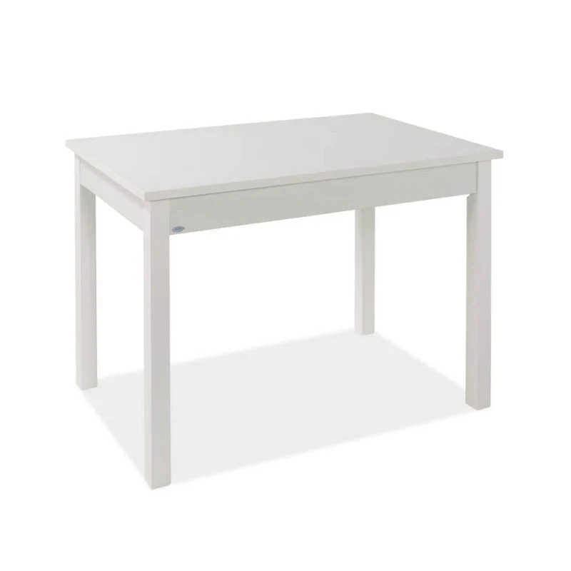 Tavolo rettangolare colore bianco frassinato 110x70 cm - Firenze