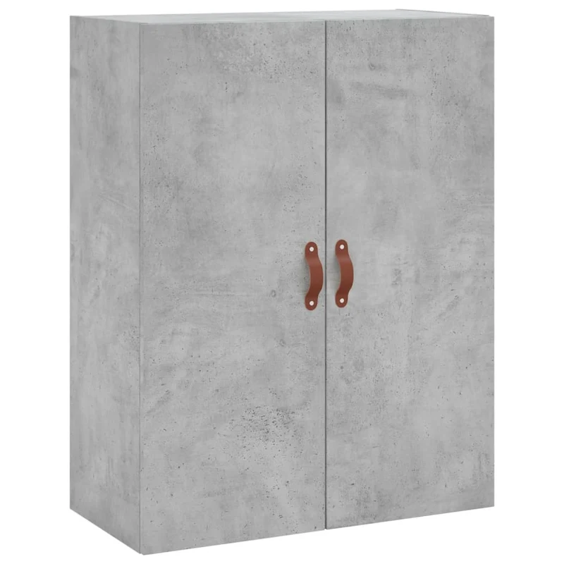 Buffet bahut commode armoire meuble de rangement organisateur cuisine salle de séjour salon haut 69,5 x 34 x 180 cm bois d'ingénierie gris 02_0034652