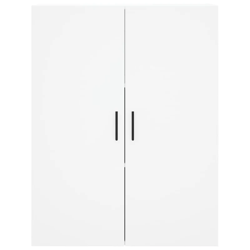 Buffet bahut commode armoire meuble de rangement organisateur cuisine salle de séjour salon haut 69,5 x 34 x 180 cm bois d'ingénierie blanc 02_0032516