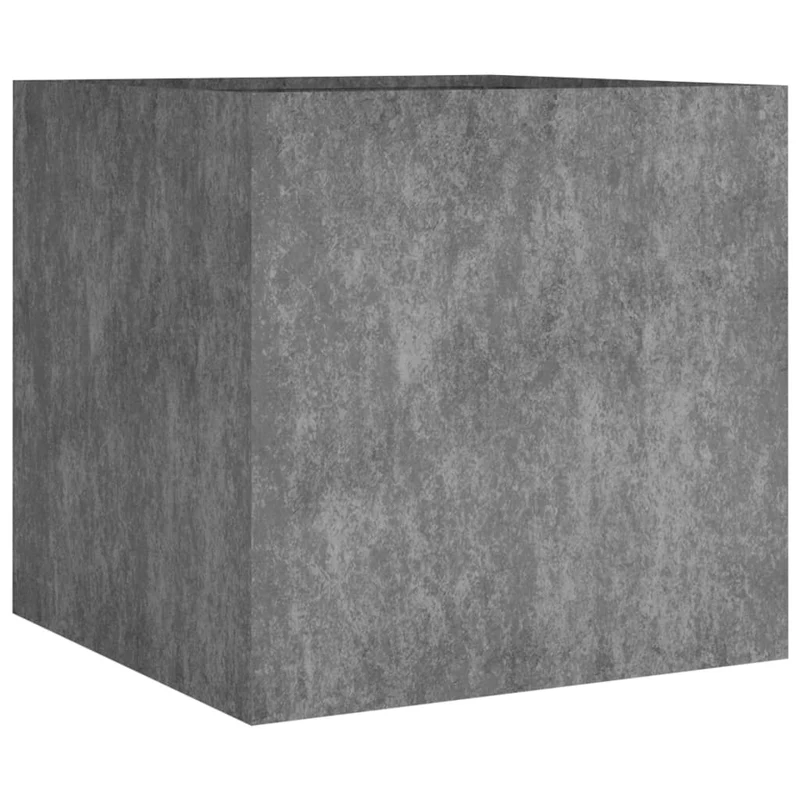 Jardinière bac lit surélevé plantes fleurs terrasse jardin 40 x 41 x 40 cm acier corten marron 02_0037594
