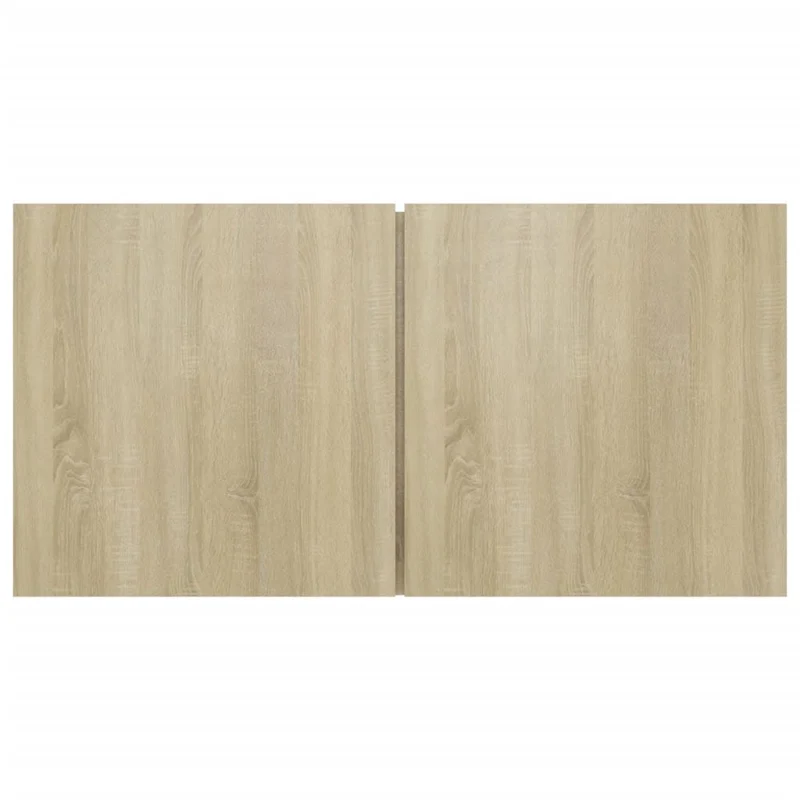 Ensemble de meubles armoire buffet TV télévision salon chambre séjour 5 pièces chêne sonoma bois d'ingénierie brun 02_0024968