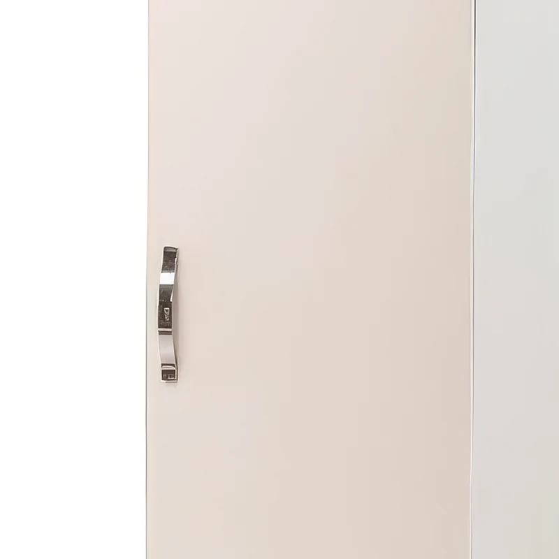 Armadio con 1 anta e ripiano colore bianco frassinato 45x60x180H cm