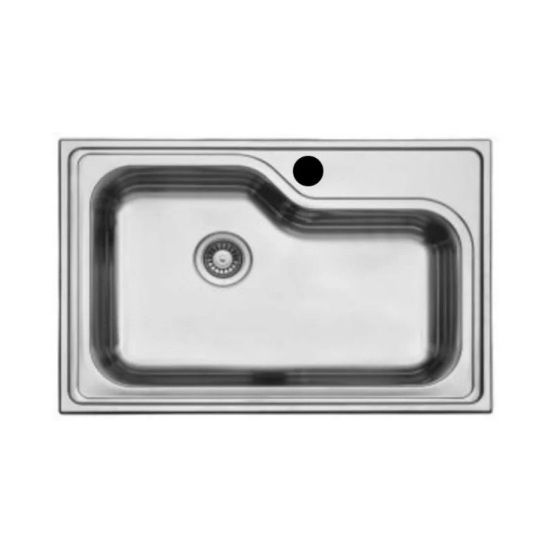 Lavello da cucina 84x56 monovasca finitura lucida - Samet DXT840