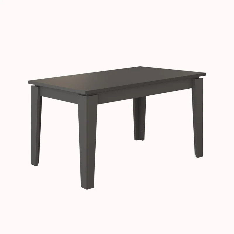 Tavolo allungabile 140x80 cm colore antracite - Tolmen