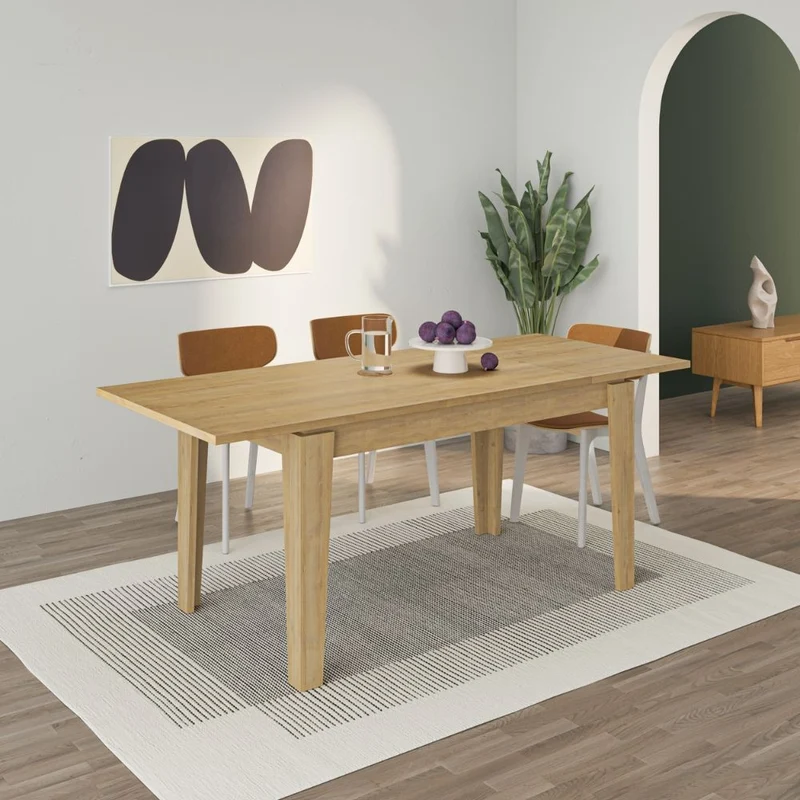Tavolo allungabile 140x80 cm colore rovere oak - Tolmen
