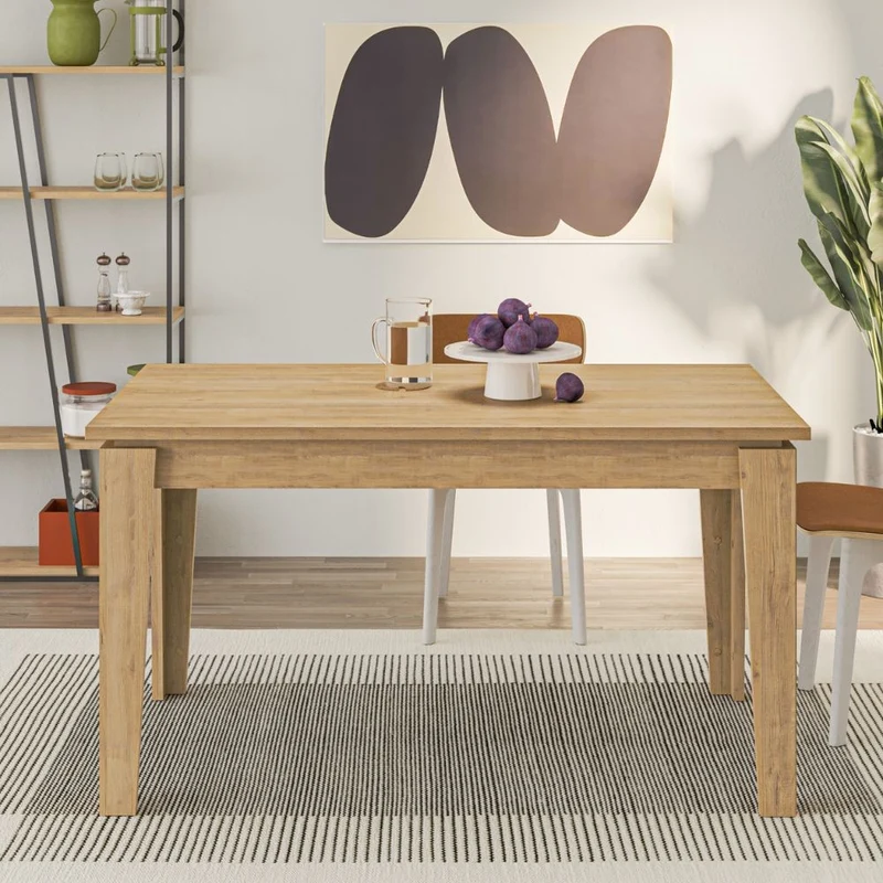 Tavolo allungabile 140x80 cm colore rovere oak - Tolmen
