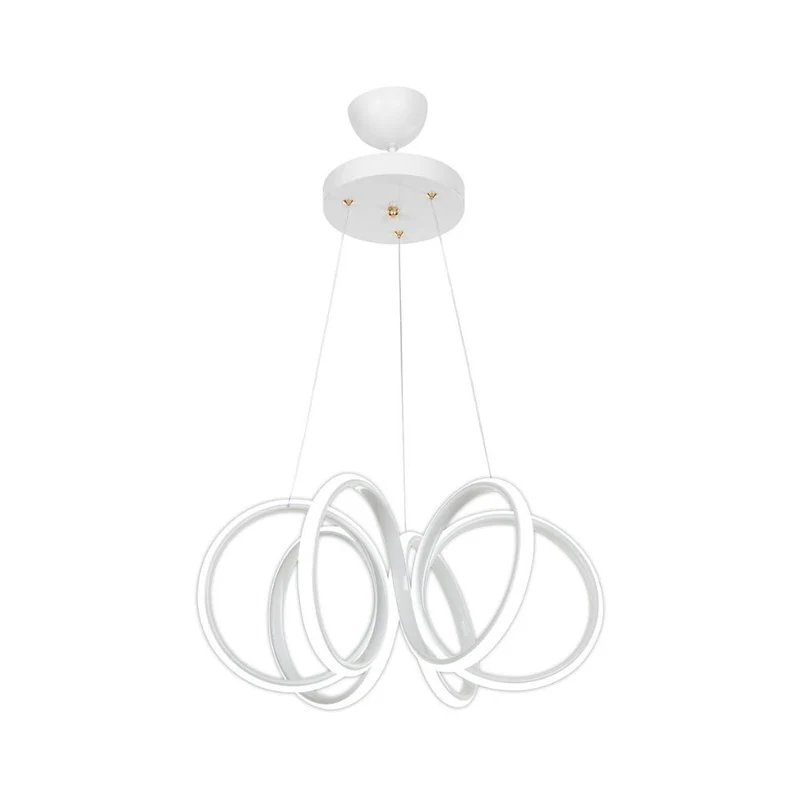 Lampada a sospensione LED forma spirale colore bianca Ilya MDL4439
