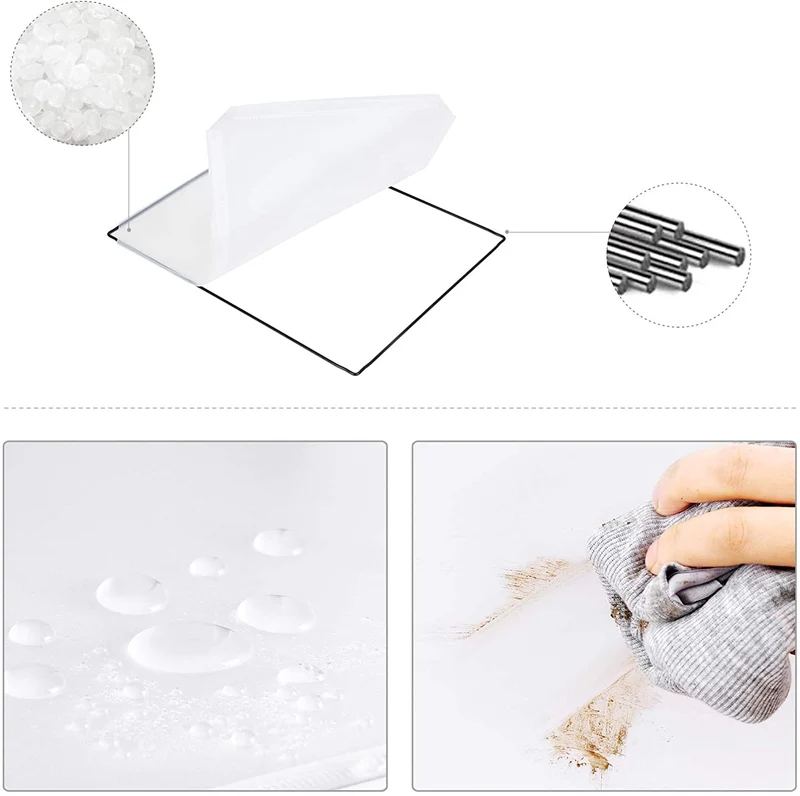 Meuble de rangement modulable étagère en plastique 87 x 32 x 96 cm assemblage facile pour chambre maillet en caoutchouc offert semi-transparent 12_0000699