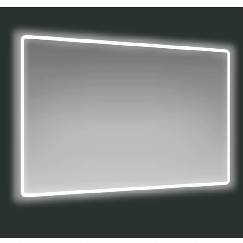 Specchio bagno con cornice LED retroilluminata 120x70 cm - Victoria