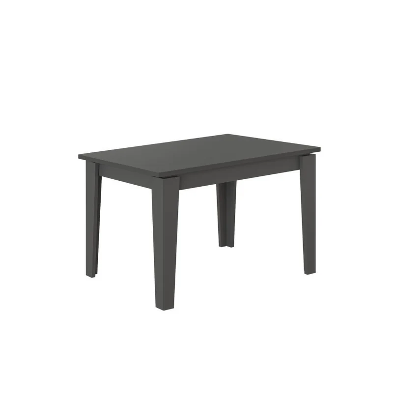 Tavolo allungabile 120x80 cm colore antracite - Megaron