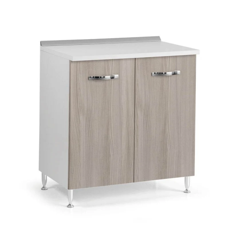 Base cucina con due ante colore olmo 80x50x85H cm