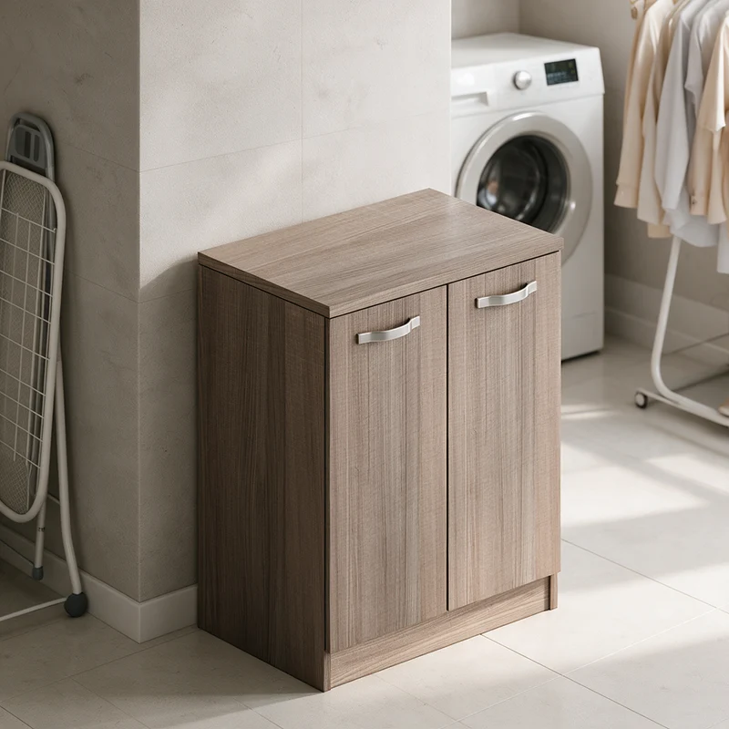 Mobile bagno con due ante colore olmo 71x50x85,5H cm