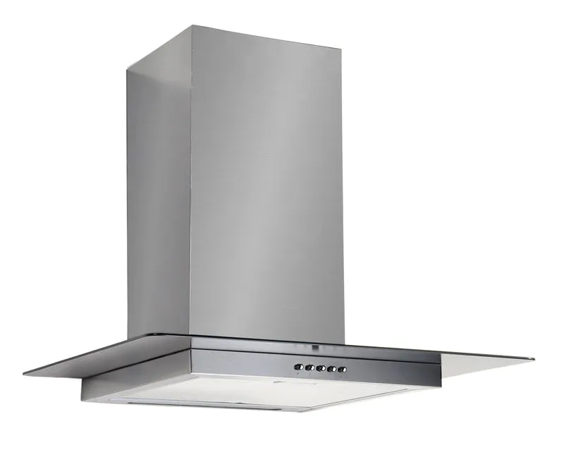 Cappa da parete 60 cm colore inox con luci LED - Samet Mega 60