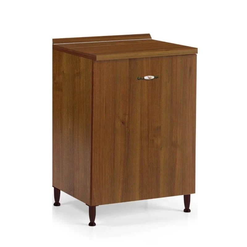 Base cucina con anta colore noce antico 60x50x85H cm