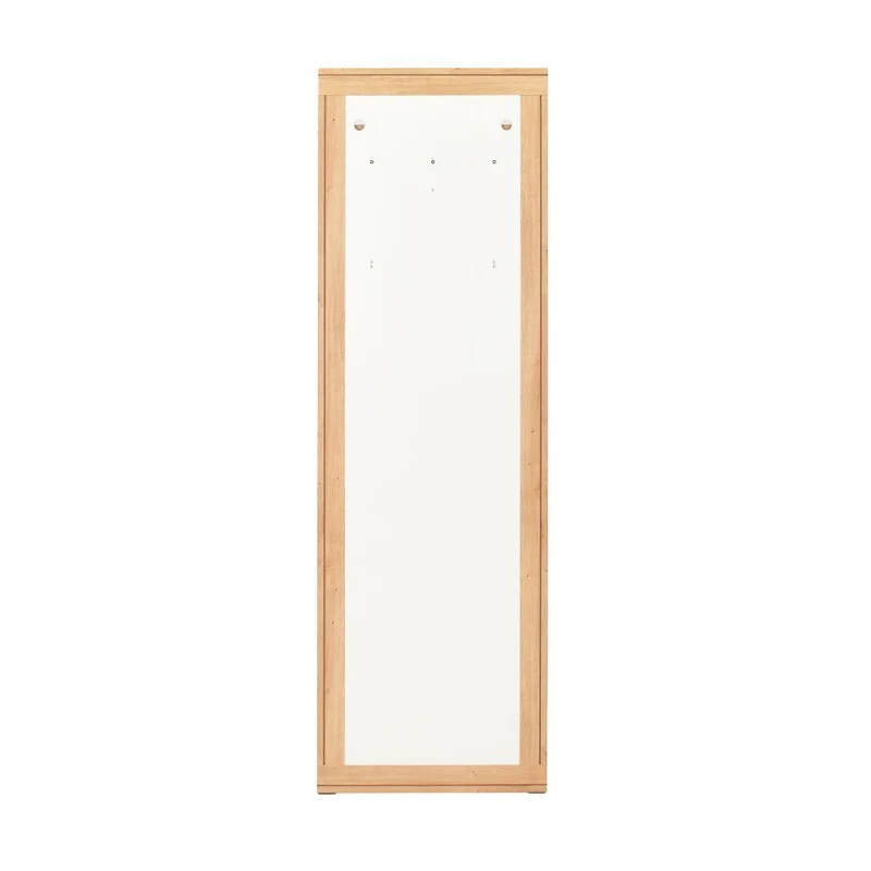 Pannello appendiabiti 60x190h cm da ingresso colore rovere e bianco - Wien 43