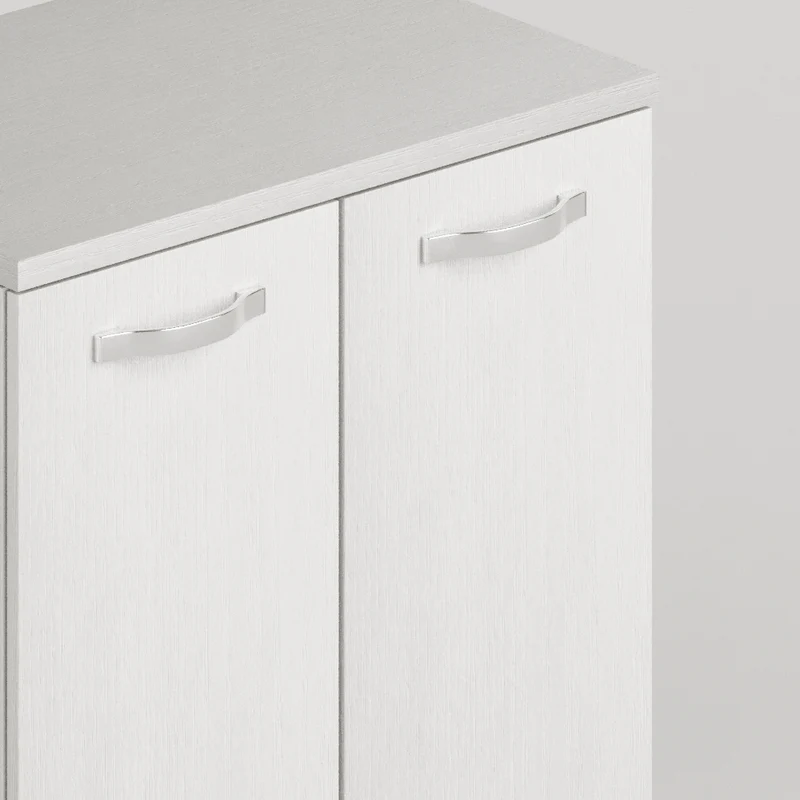 Mobile bagno con due ante colore bianco frassinato 71x50x85,5H cm
