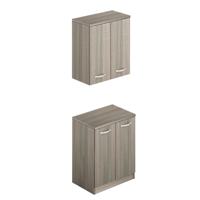 Pensile bagno con 2 ante colore olmo 71x38x77H cm