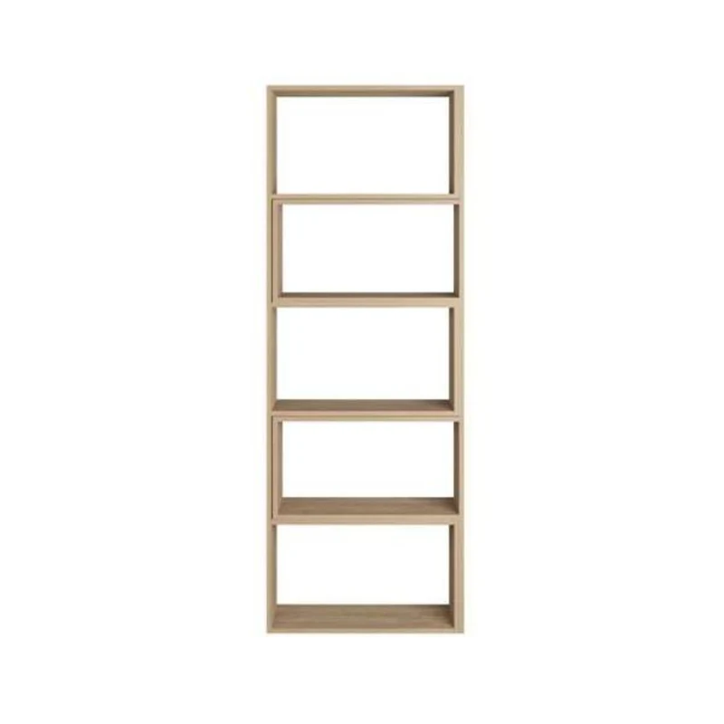 Libreria estensibile angolare 72x200h cm colore rovere - Wish