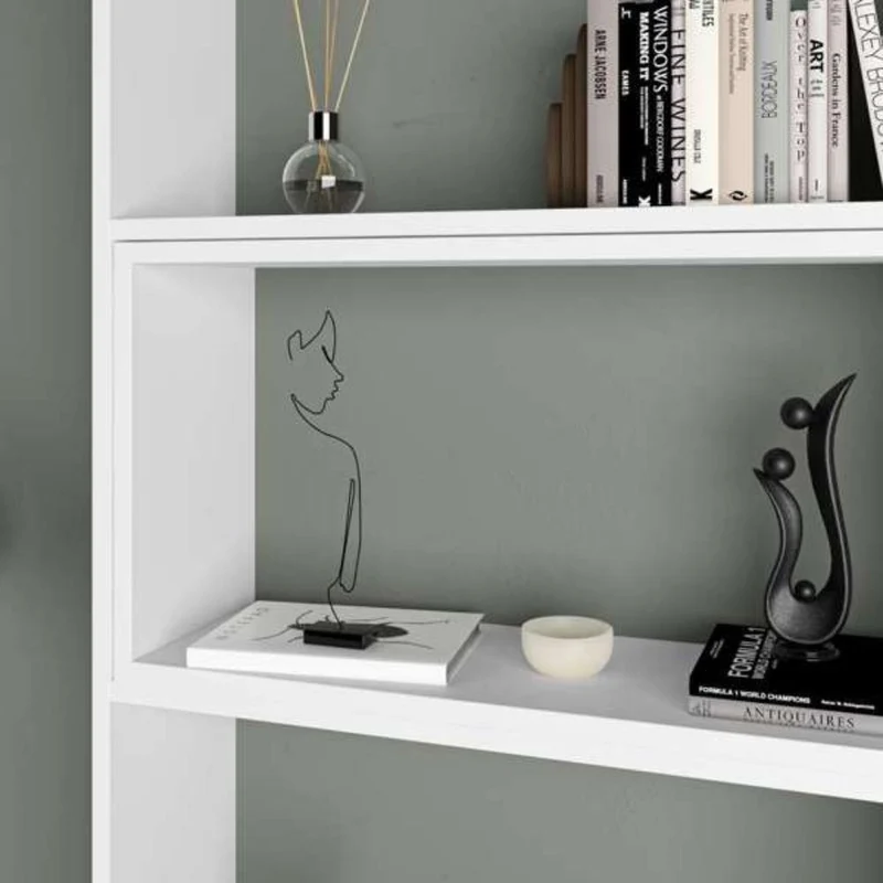 Libreria estensibile angolare 72x200h cm colore bianco - Wish
