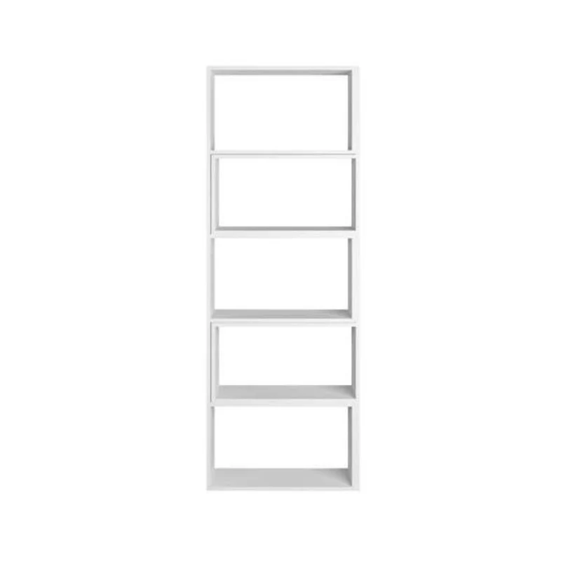 Libreria estensibile angolare 72x200h cm colore bianco - Wish