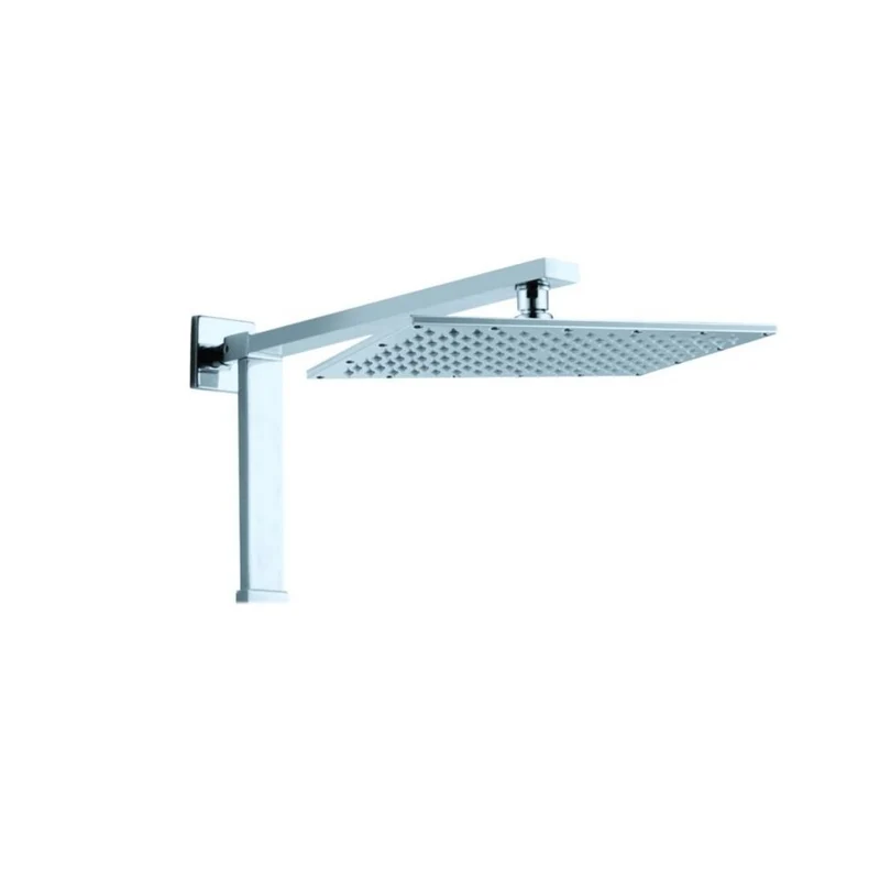 Gruppo doccia 230H cm regolabile con soffione finitura cromo - Linear Big