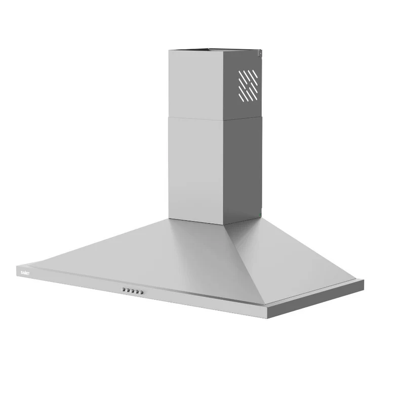Cappa a piramide inox 90 cm con luce LED - Samet Eolo