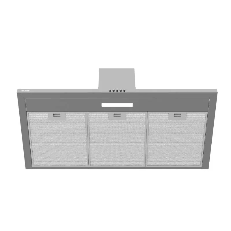Cappa a piramide inox 90 cm con luce LED - Samet Eolo