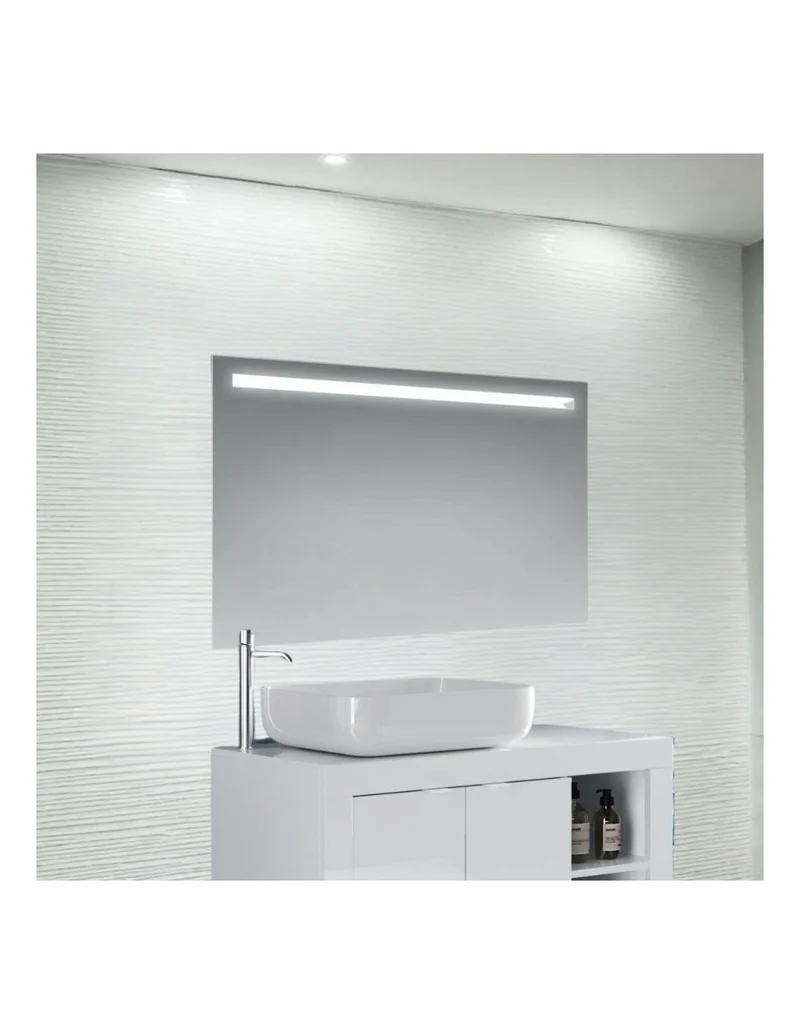 Specchio da bagno con fascia LED 60x80 cm - Edmonton