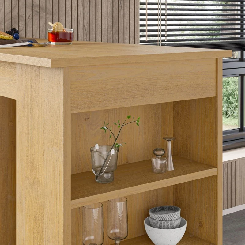 Penisola da cucina colore rovere Swallow