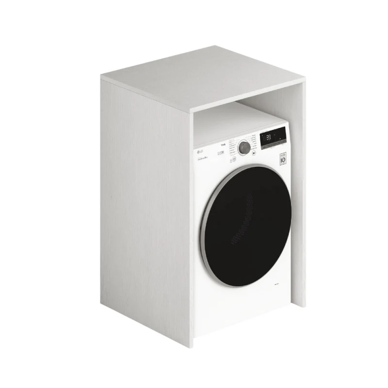 Copriasciugatrice in legno colore bianco frassinato 71x65x105H cm