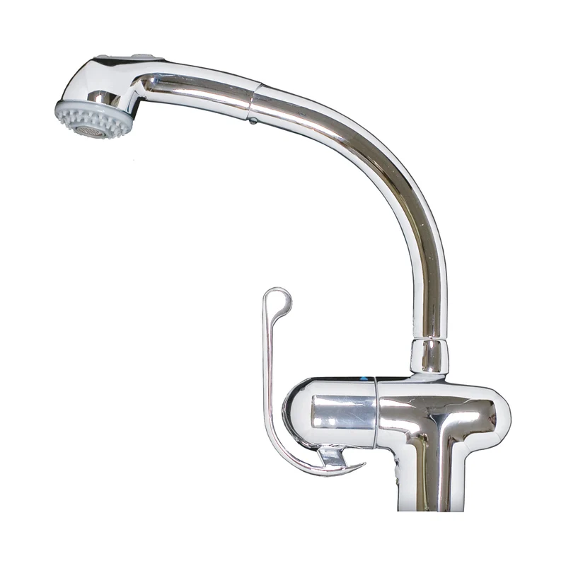 Miscelatore da cucina con doccia estraibile finitura cromo - Majestic