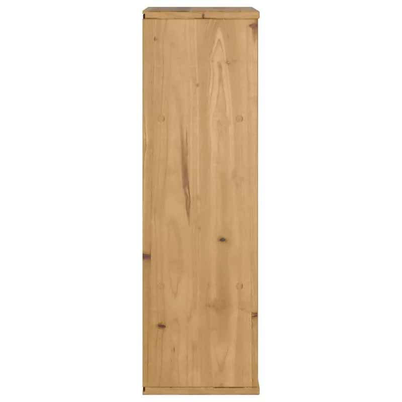 Armoire latérale avec tiroirs rustique charme classique 40 x 24 x 79 cm en pin massif miel 02_0058044