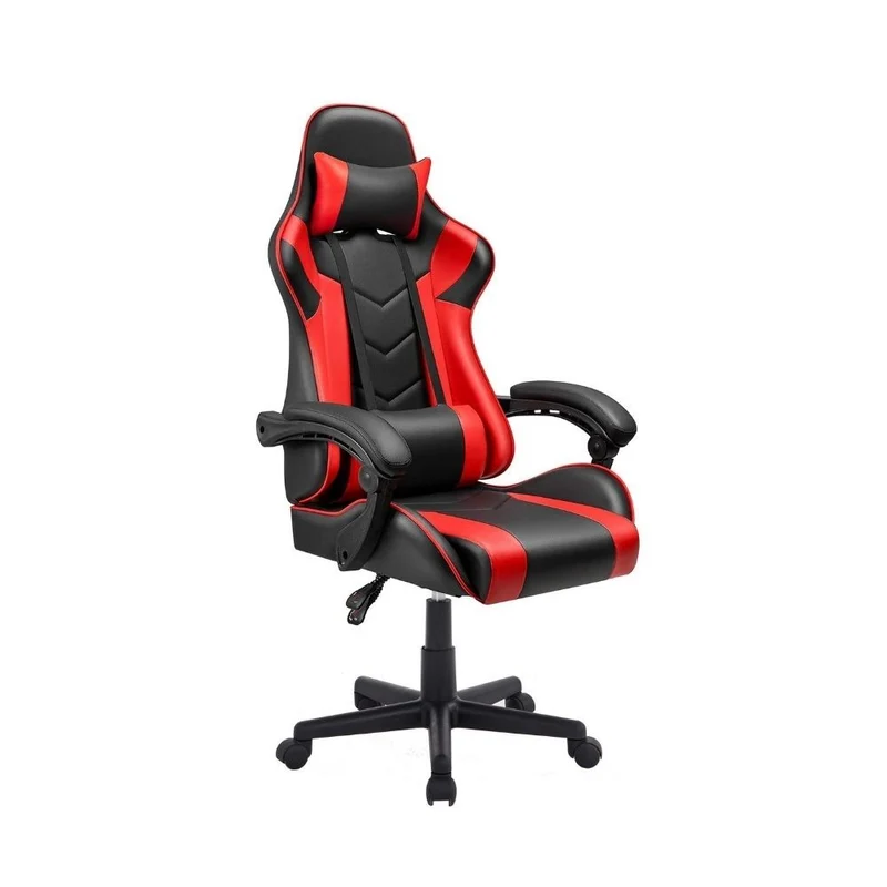 Poltrona da gaming colore rosso e nera inclinabile - Katana