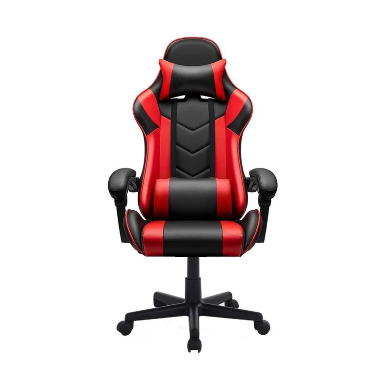 Poltrona da gaming colore rosso e nera inclinabile - Katana