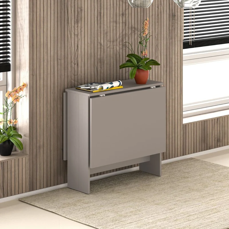 Tavolo pieghevole salvaspazio 130x76 cm colore light mocha Artemio