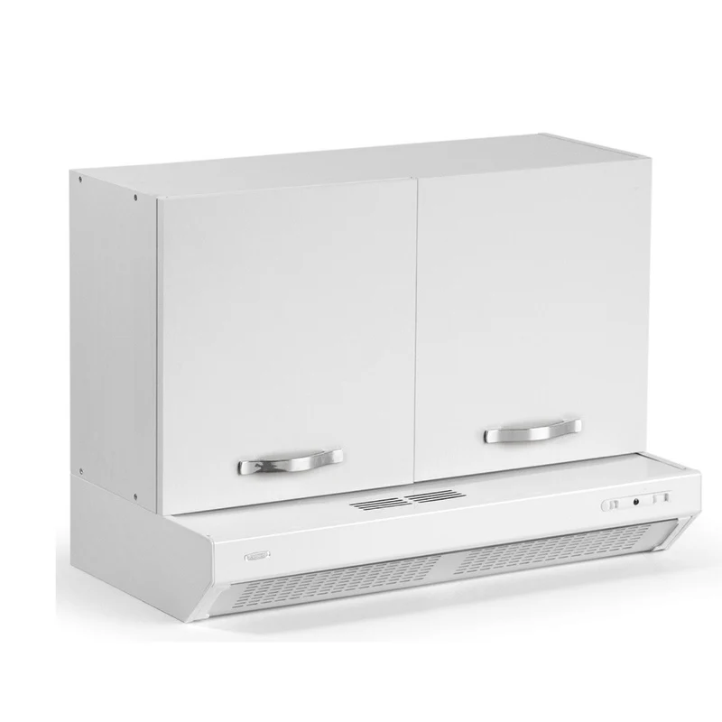 Pensile sopracappa colore bianco frassinato 90x32x49H cm
