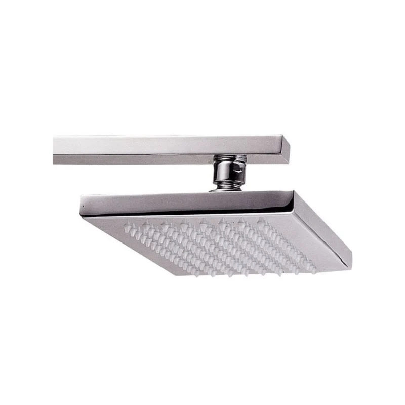 Soffione da parete 14x25 cm in ottone cromato - Linear