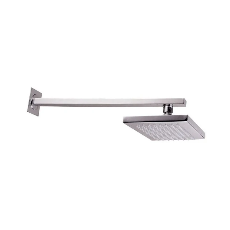 Soffione da parete 14x25 cm in ottone cromato - Linear