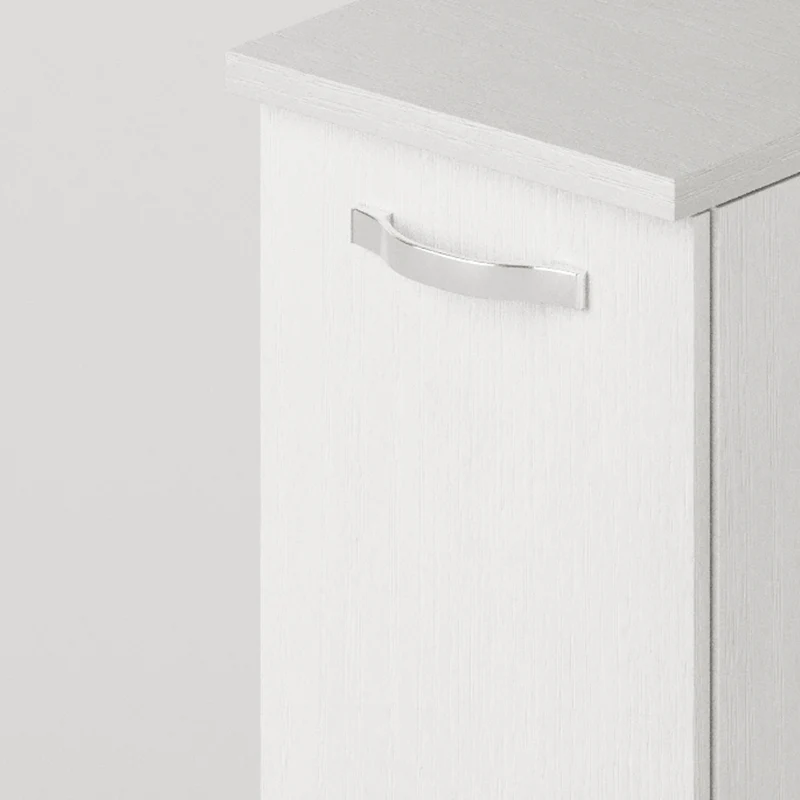 Mobile bagno con 1 anta colore bianco frassinato 36x50x85,5H cm
