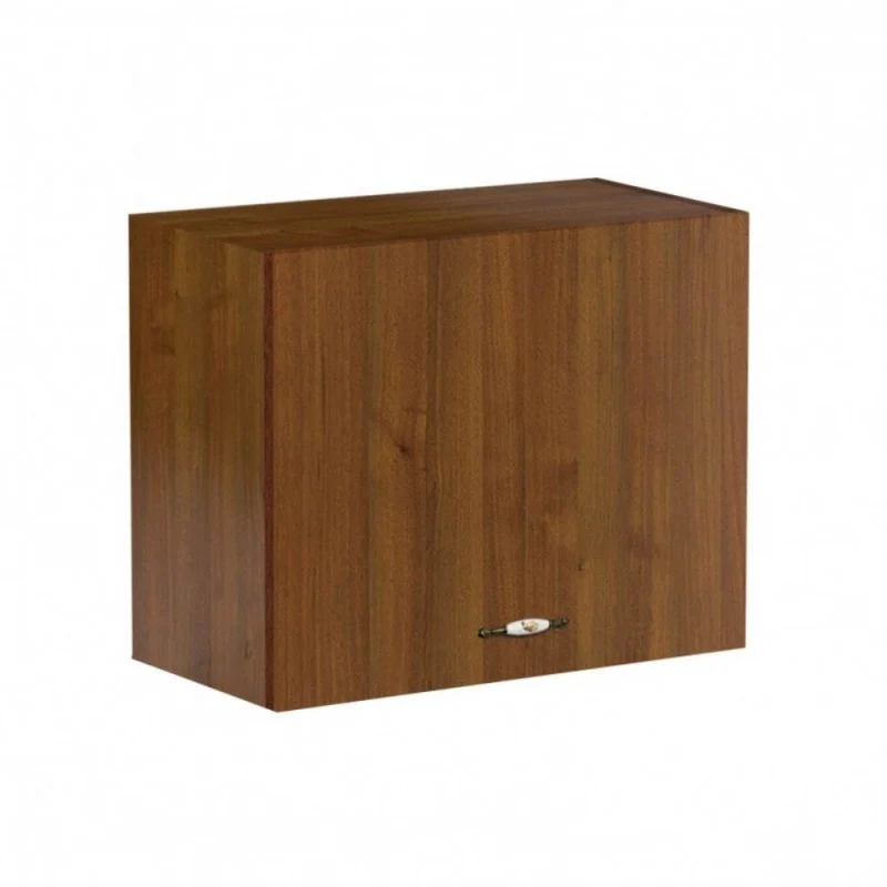 Pensile sopracappa con 1 anta colore noce antico 60x32x49H cm